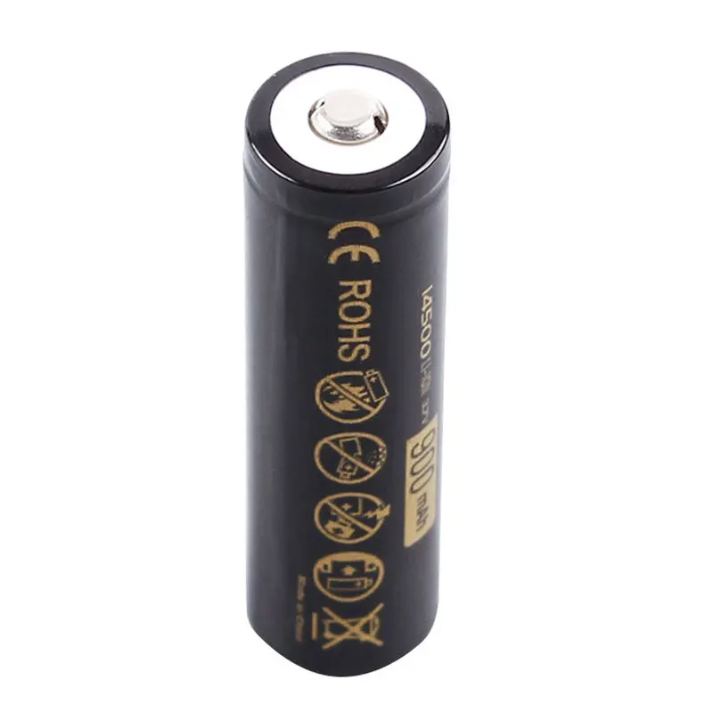 Аккумулятор 14500 / AA Sofirn 900 mAh пальчиковый литий-ионный Li-Ion 3.7V Выпуклый плюс