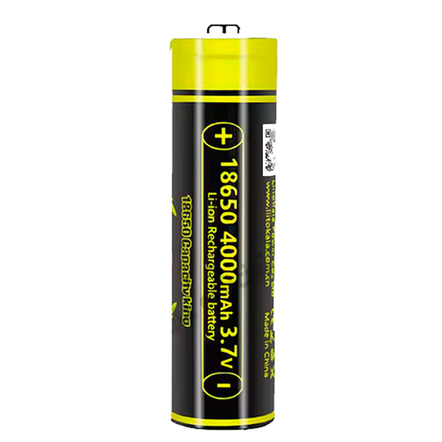 Аккумулятор 18650 LiitoKala King4000-JT 4000 mAh повышенной емкости литий-ионный Li-Ion 8А, 3.7V Выпуклый плюс (19324)