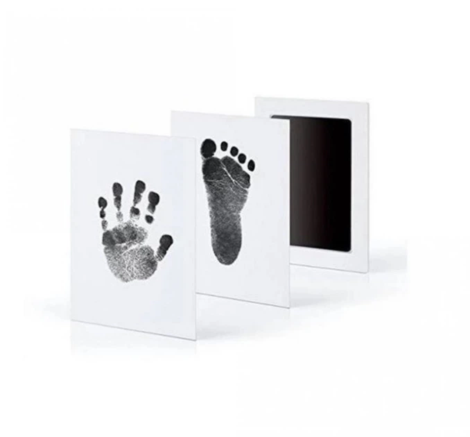 Набор для слепков детских ручек и ножек LVR 019 отпечатки без контакта с краской (Black)