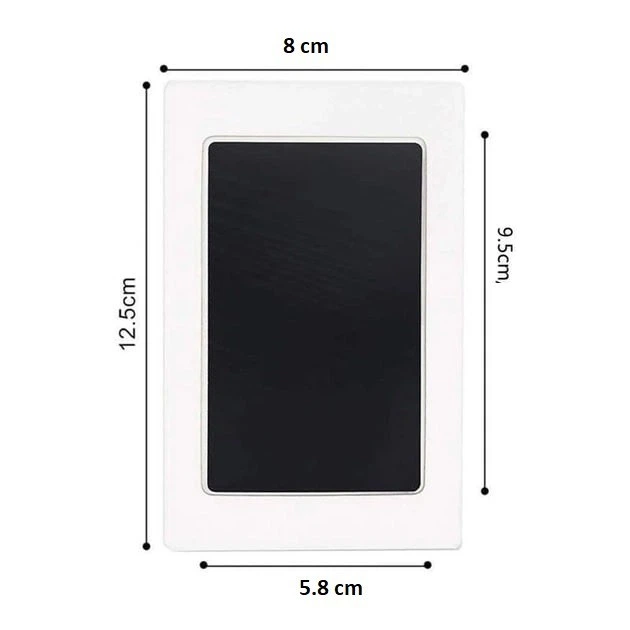 Набор для слепков детских ручек и ножек LVR 019 отпечатки без контакта с краской (Black) (18979)