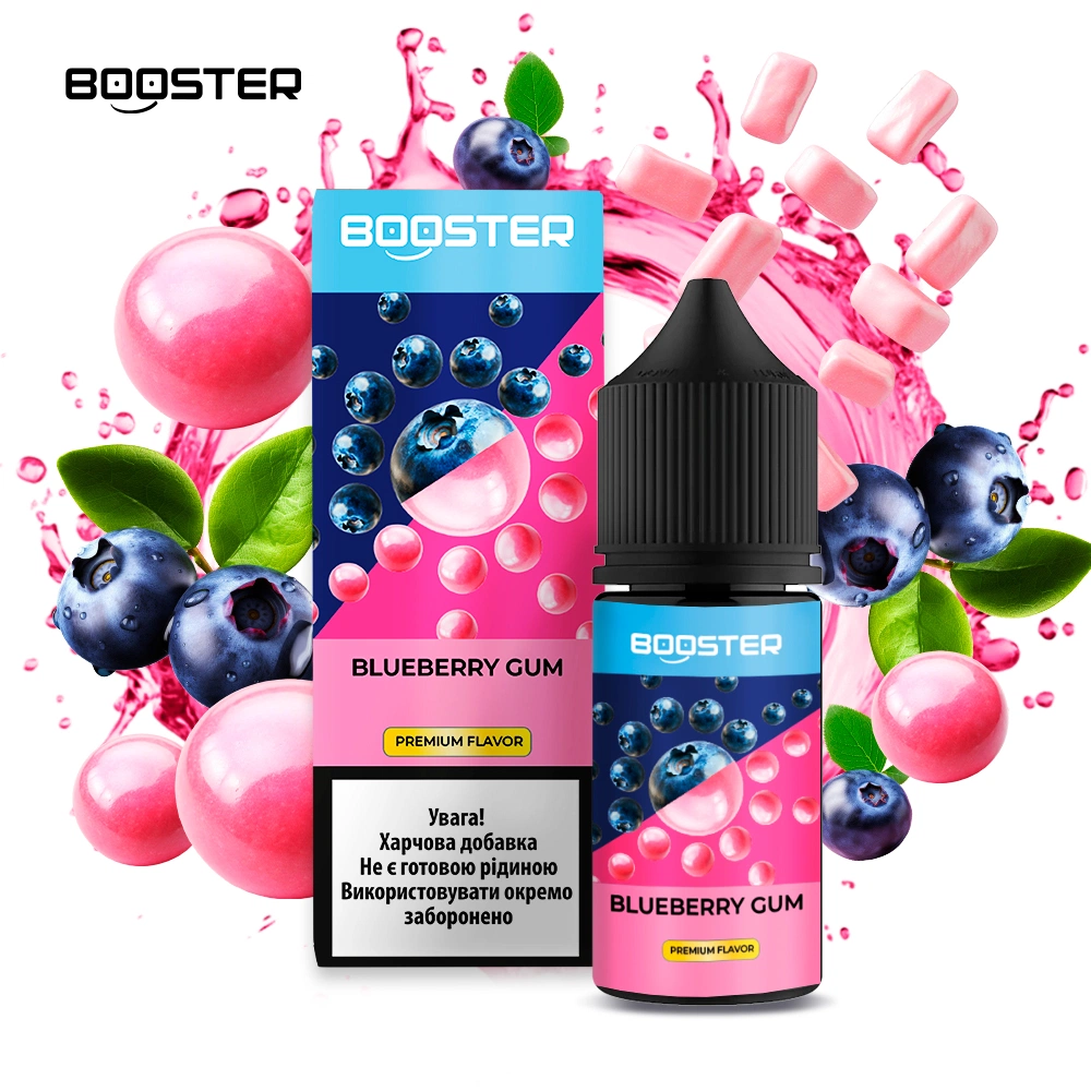 Набор компонентов для самозамеса солевой BOOSTER 30 мл (Blueberry Gum, Черничная резинка 0-50 мг)