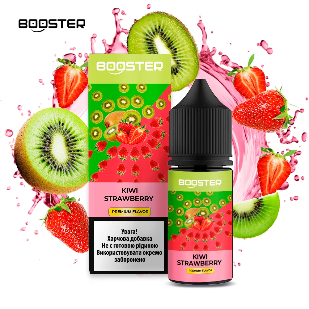 Набор компонентов для самозамеса солевой BOOSTER 30 мл (Kiwi Strawberry, Киви клубника 0-50 мг)
