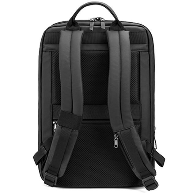 Рюкзак расширяемый Tigernu T-B9152 12-19л для ноутбука 15.6'' (Black) (17043)