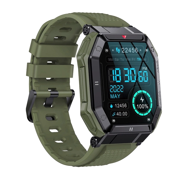 Сенсорные умные смарт-часы Sport K55 (Green)