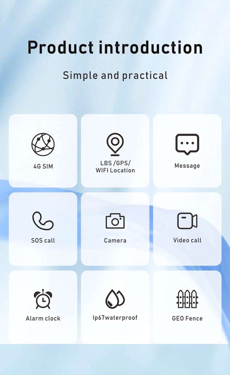 Смарт часы-телефон детские Wonlex CT25 Original с видеозвонком WI-FI GPS SIM-карта (Black) (18358)