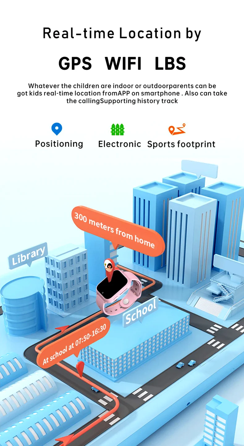 Смарт часы-телефон детские Wonlex CT25 Original с видеозвонком WI-FI GPS SIM-карта (Black) (18358)
