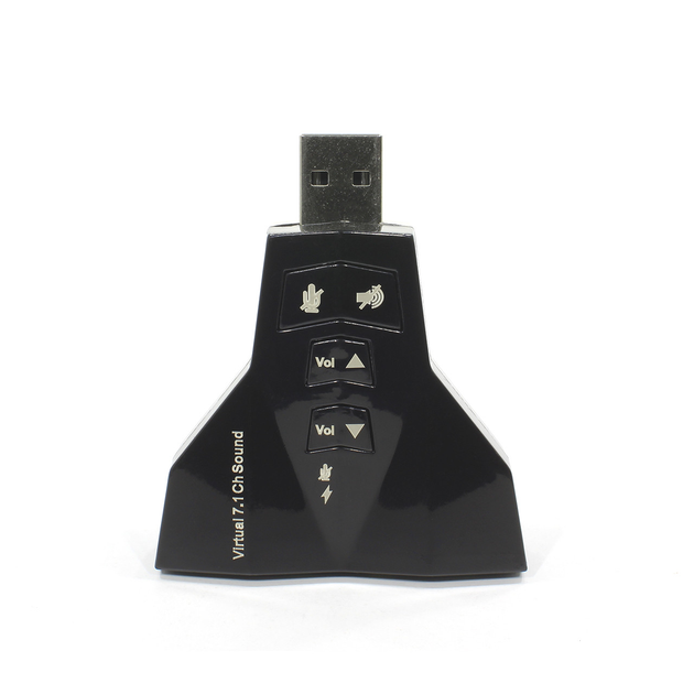 Звуковая карта 7.1 USB QTS-009 (Black) (16163)