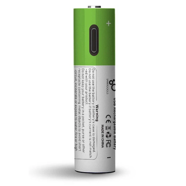 Аккумулятор 10440 Smartoools 750 mAh 3.7V с встроенной зарядкой Type-C