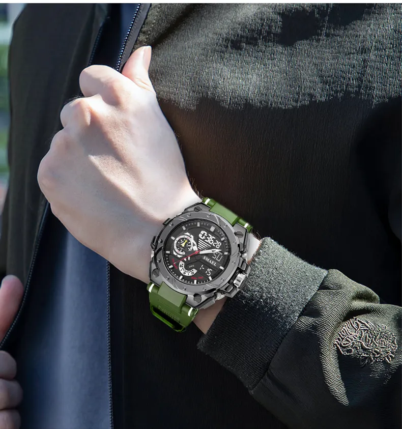 Часы наручные Smael 8060 Original (Army Green) (16672)