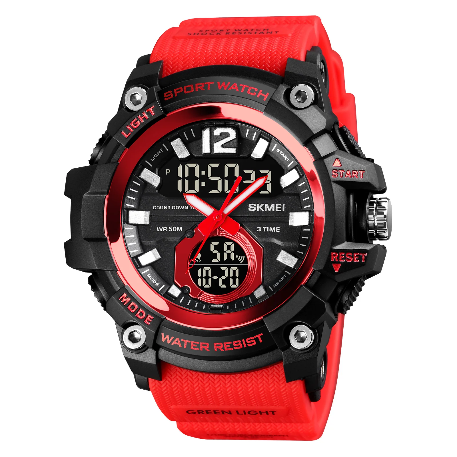 Часы наручные мужские Skmei 1725 (Red, 1725RD)