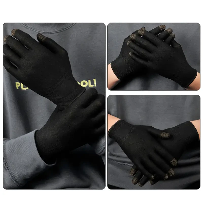 Игровые перчатки для игры на телефоне Memo GG01 Original (Black) (18547)