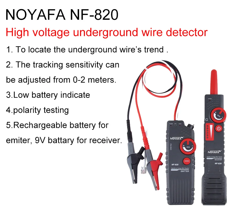 Многофункциональный кабельный тестер Noyafa NF-820  (18675)