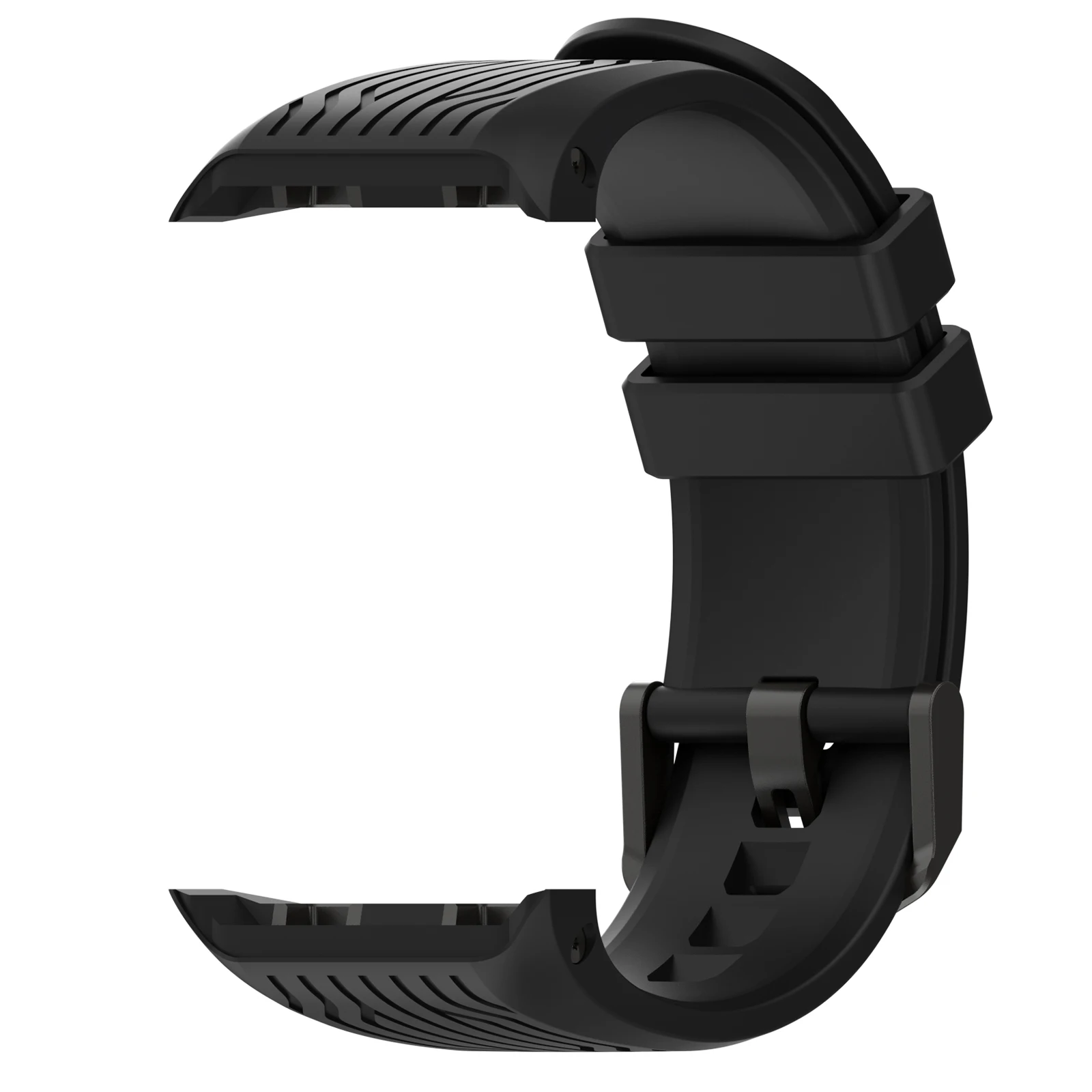 Ремешок силиконовый для Смарт-часов Kospet Tank X2 Original (Black)