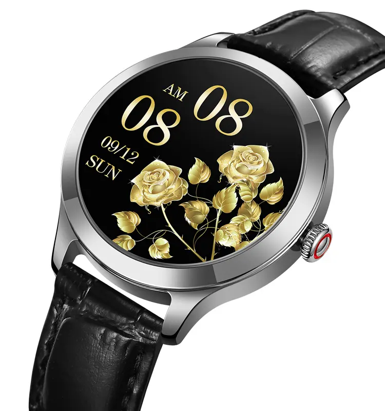 Смарт-часы Skmei S241 Original кожаный ремешок (Silver Black, S241-LSI)