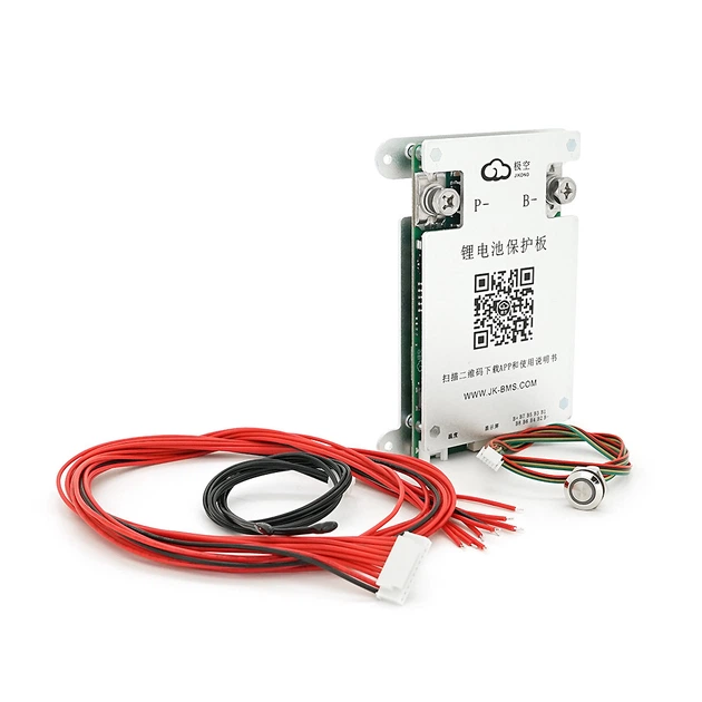 Смарт плата с активним балансиром BMS JiKong BD4A8S6P 4S-8S / 12V-24V / 60A Интеллектуальный контроллер управления аккумулятором LiFePO4, Li-ion, LTO