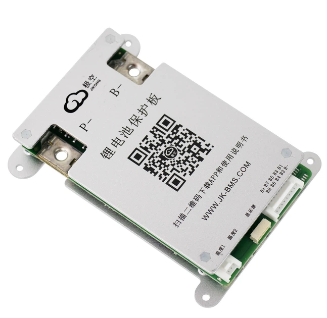 Смарт плата с активним балансиром BMS JiKong BD4A8S6P 4S-8S / 12V-24V / 60A Интеллектуальный контроллер управления аккумулятором LiFePO4, Li-ion, LTO (19795)