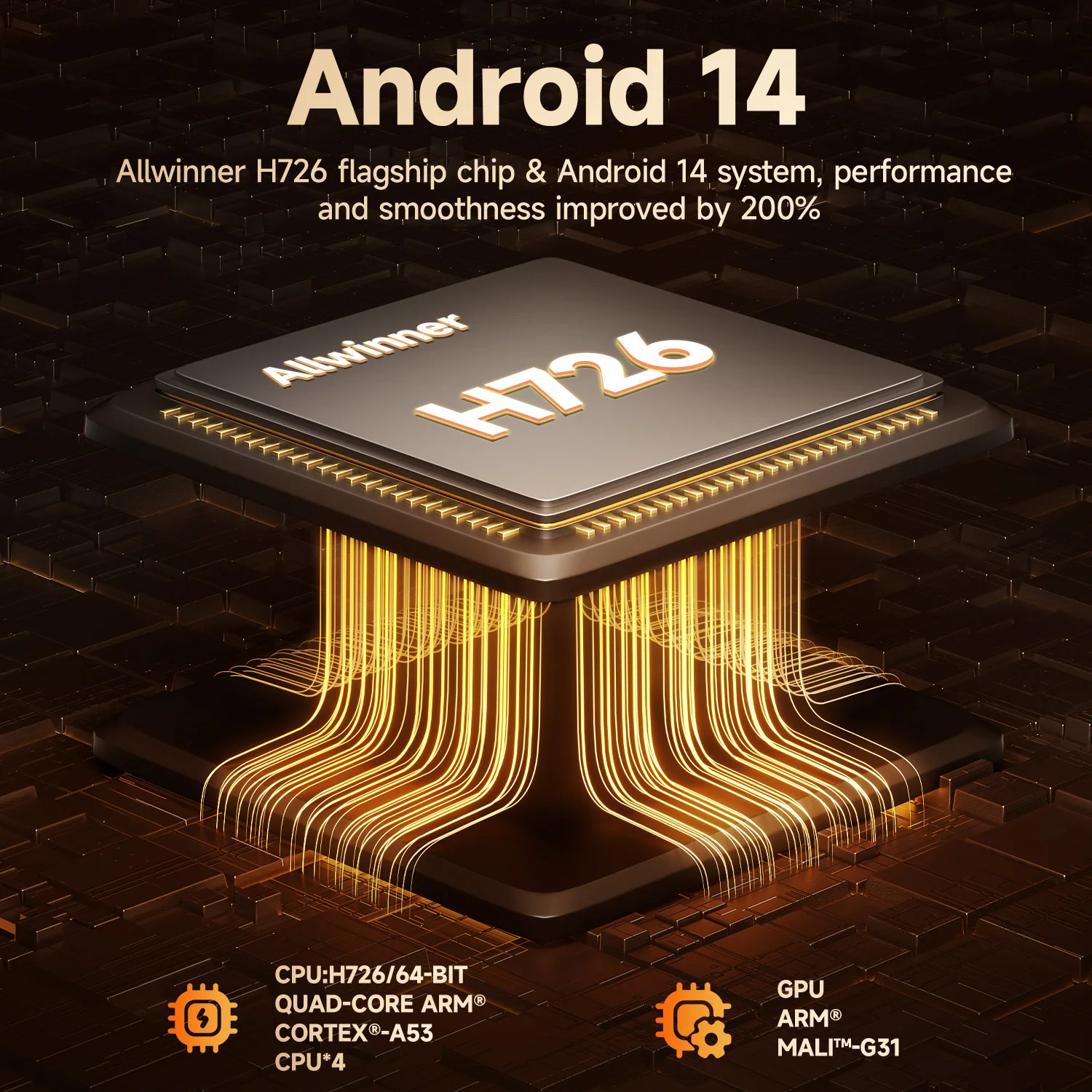 Смарт проектор с автофокусом Magcubic HY350 Max Android 14, chip H726, 8K24fps, 2GB/16GB Wi-Fi 2.4G/5G Обновленная версия Кинотеатр (White) (19033)