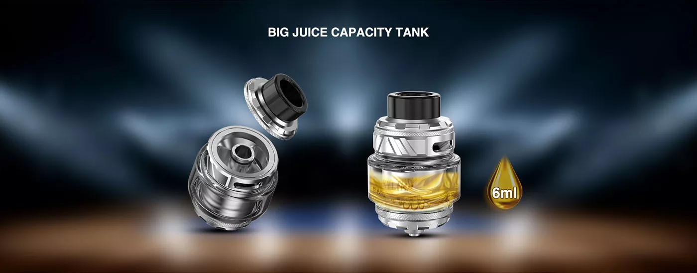 Бак Vandy Vape Kylin V3 RTA 25mm 6ml replica (Black) (18505)