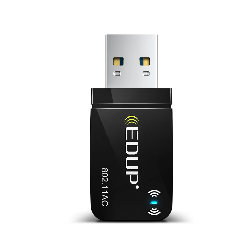 Беспроводной сетевой адаптер EDUP EP-1689 Wi-Fi двухдиапазонный 5/2,4 ГГц USB 3.0 Original (Black) (18641) Беспроводной сетевой адаптер EDUP EP-1689 Wi-Fi двухдиапазонный 5/2,4 ГГц USB 3.0 Original (Black) (18641)
