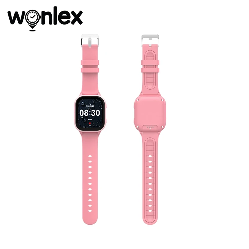 Смарт-годинник дитячі Wonlex KT19 RPO 4G з камерою WI-FI GPS SIM-карта Original (Рожевий) (16993)