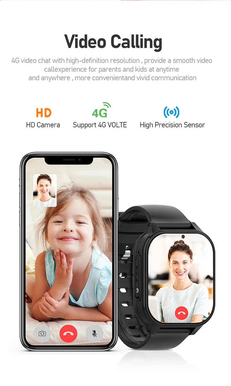 Смарт-годинник дитячі Wonlex KT19 RPO 4G з камерою WI-FI GPS SIM-карта Original (Рожевий) (16993)