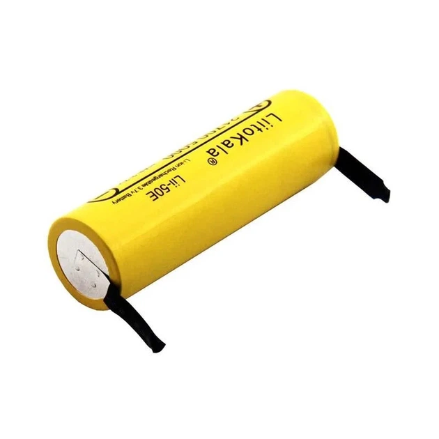 Аккумулятор 21700 LiitoKala 50E-N 5000 mAh Li-Ion под пайку с никелевой лентой U-tags 25А, 3.7V (19314)