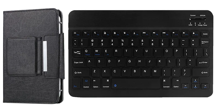 Чехол для планшета универсальный с Bluetooth клавиатурой беспроводной 9.7-11