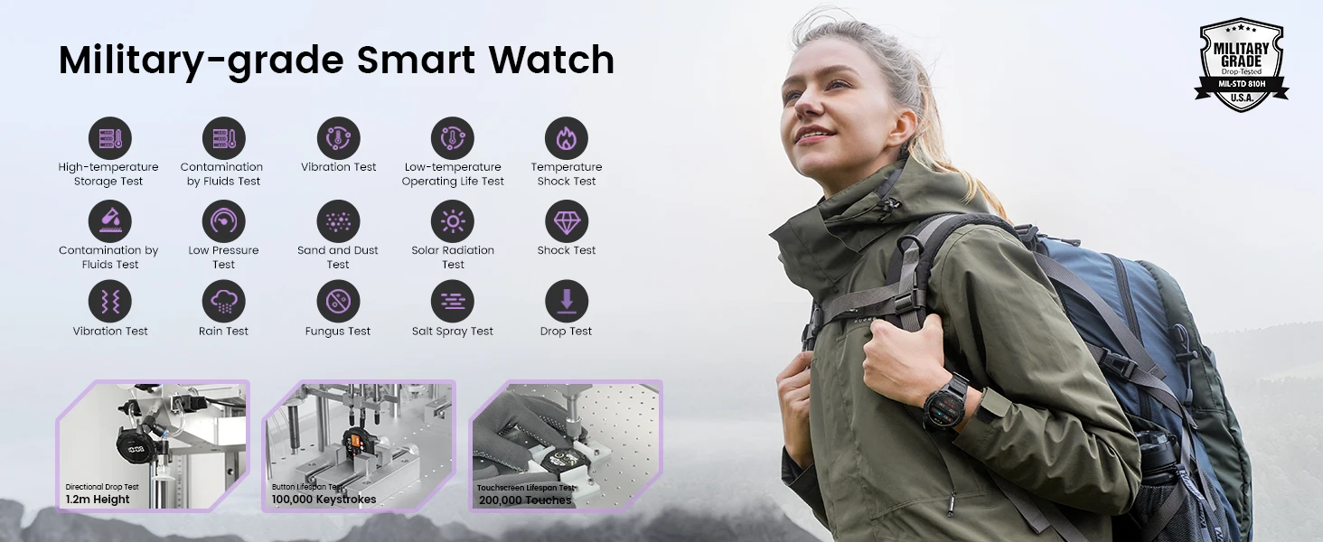 Женские смарт-часы Kospet Tank S2 с GPS Original (White) (16980)