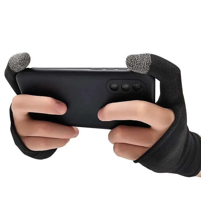 Игровые перчатки для игры на телефоне Memo GG02 Original (Black) (18548)