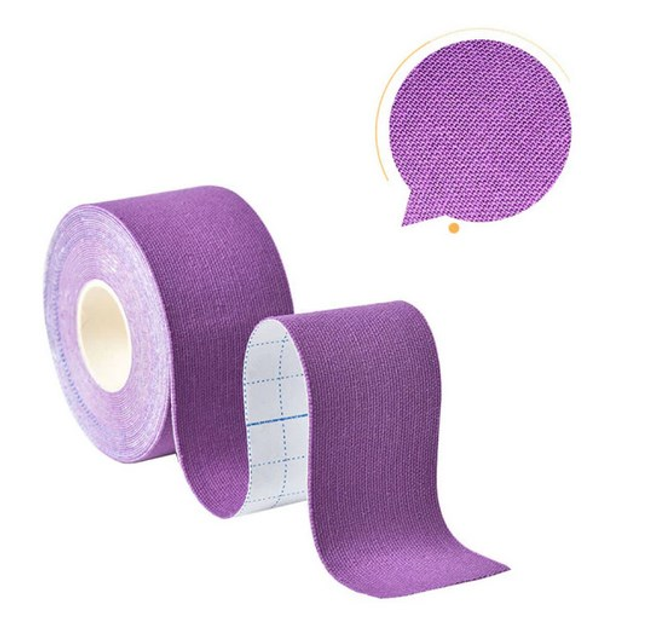 Кинезиологический тейп Kinesiology Tape M 5см - 5м (Purple)