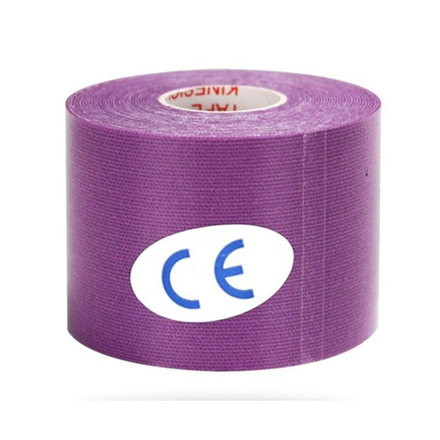 Кинезиологический тейп Kinesiology Tape M 5см - 5м (Purple) (17018)
