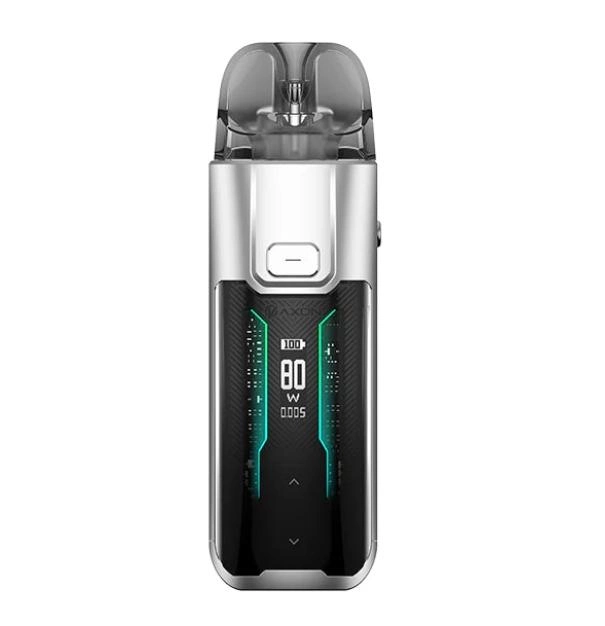 Под-система Vaporesso LUXE XR Max 80W з одною подом версія 2800mAh 5ml Оригінальний комплект (Срібний) (15851)