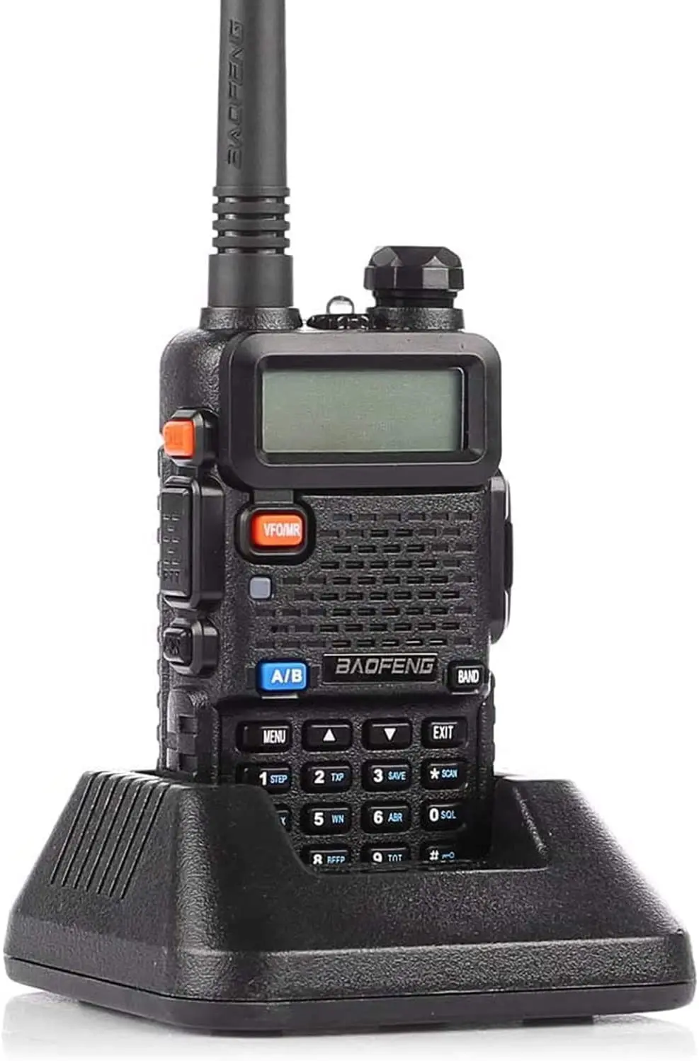 Портативная тактическая Рация + Гарнитура Baofeng UV-5R 5W двухдиапазонная VHF(136-174)/UHF(400-520 МГц) (18835)