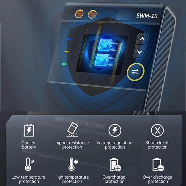 Портативный аппарат точечной сварки Fnirsi SWM-10 с функцией повербанка (19172)