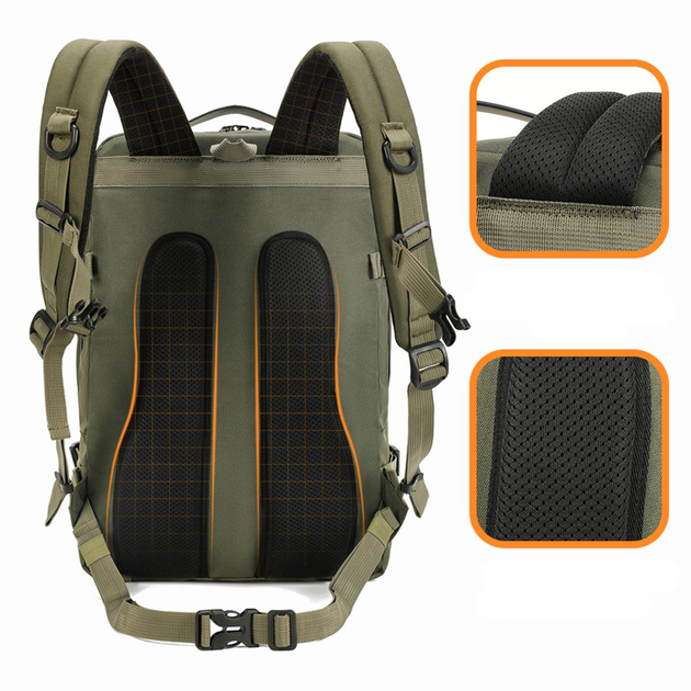 Рюкзак тактический/кемпинговый Tigernu T-B9007B 28л 17'' (Army Green) (17039)