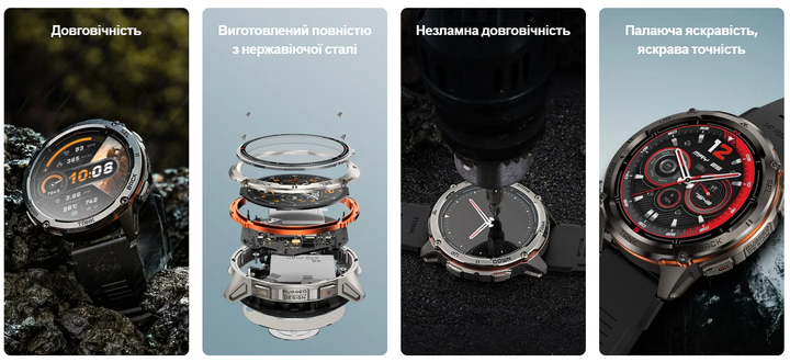 Смарт-часы Kospet Tank T3 Ultra 2 Original (Silver) (18654)