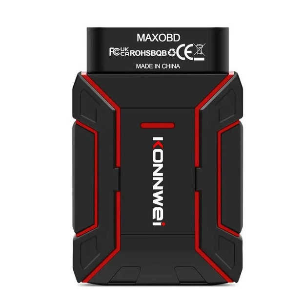 Универсальный автосканер Konnwei MAXOBD Профессиональный диагностический сканер автомобильный ОБД2, EOBD, OBD2 (Black) (19515)