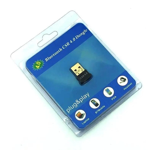 Адаптер USB Bluetooth PIX-LINK CSR 4.0 Dongle (Black) (15765)