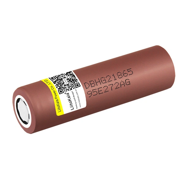 Аккумулятор 18650 LiitoKala Lii-HG2 3000 mAh литий-ионный Li-Ion высокотоковый 30А, 3.7V Плоский плюс