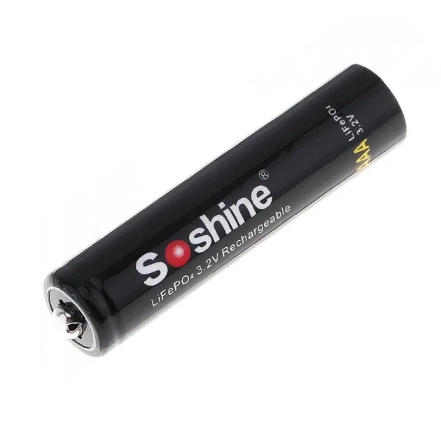 Аккумулятор AAA Soshine 3.2V 280 mAh / Батарейка аккумуляторная