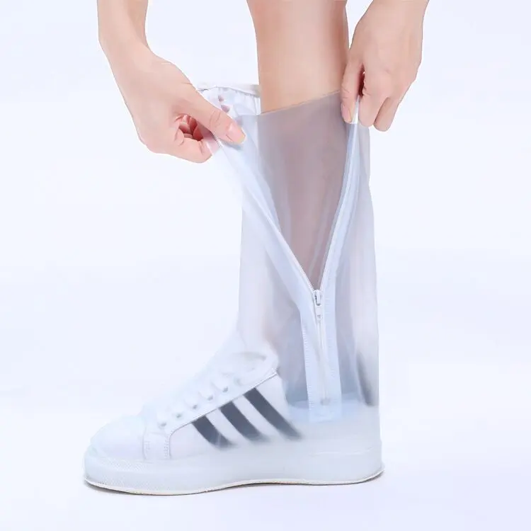 Бахили на взуття ПВХ від води та бруду LVR 819A M 37-38 26.5 см (White) (16179)