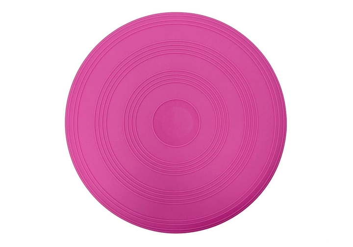 Балансировочная массажная подушка сенсомоторный балансировочный диск EasyFit 33х5 см (Pink) (16010)