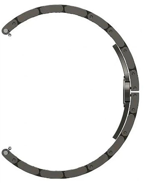 Браслет стальной для Смарт-часов Kospet Tank M3, M3 Ultra Stainless Steel  металлический ремешок Original (Black) (19596)