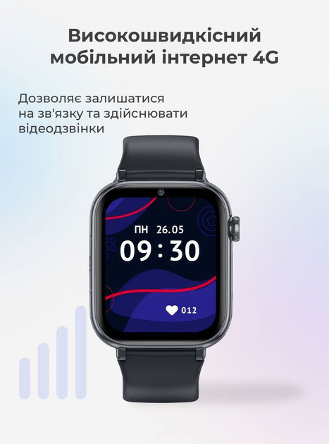 Детские смарт часы-телефон LEMFO LT38 4G GPS SIM-карта Original геозона видеозвонок (Black) (17823)