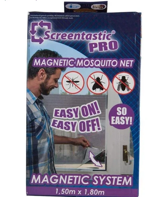 Москитная сетка с магнитным креплением Screentastic Pro (150см*180см)