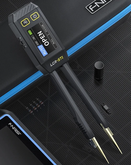 Умный цифровой пинцет-тестер Fnirsi LCR-ST1 измеритель сопротивления емкости и индуктивности (19168)