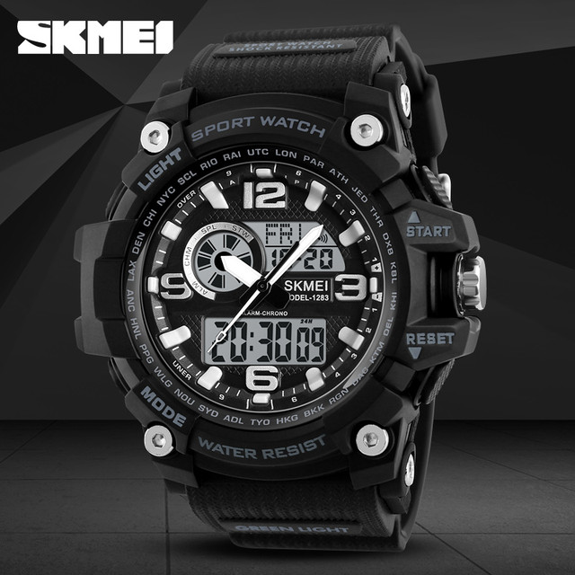 Skmei 1283 Original Black 1283BK LVR.Market